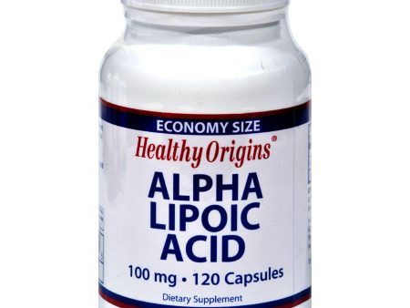 Healthy Origins Alpha Lipoic Acid - 100 Mg - 120 Caps on Sale