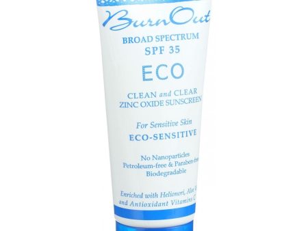 Burn Out Sunscreen - Eco Sensitive - Spf 35 - 3 Oz Sale