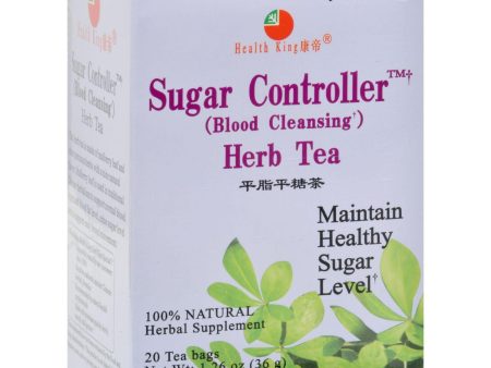 Health King Sugar Controller Blood Cleansing Herb Tea - 20 Tea Bags Online Sale