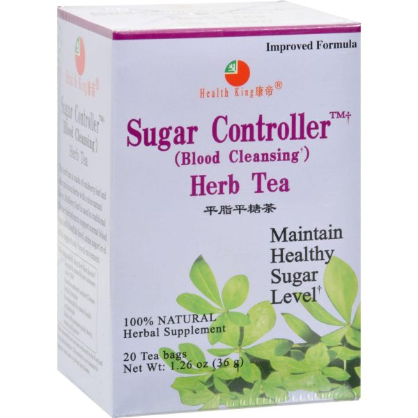 Health King Sugar Controller Blood Cleansing Herb Tea - 20 Tea Bags Online Sale