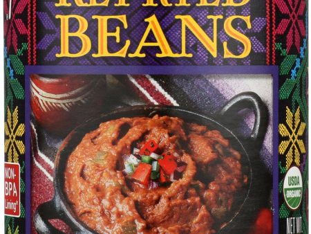 Amy s Organic Refried Beans With Green Chiles - Case Of 12 - 15.4 Oz. Sale