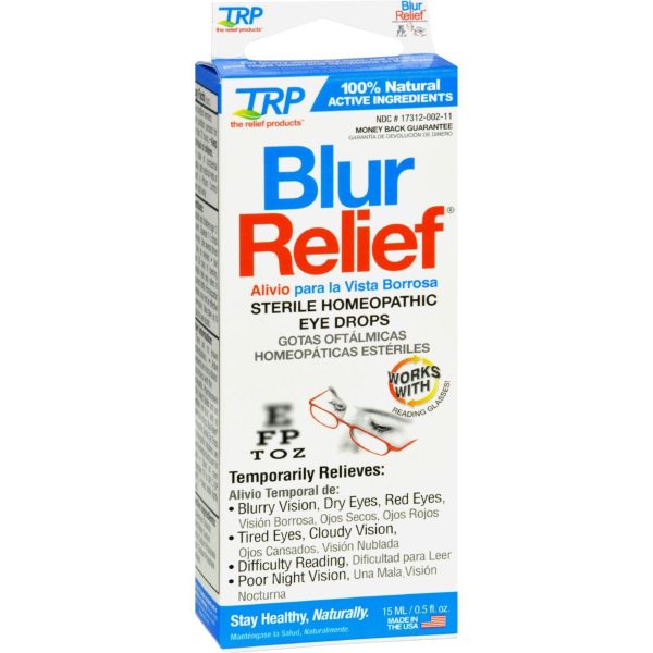 Trp Blur Relief Eye Drops - 0.05 Fl Oz For Discount