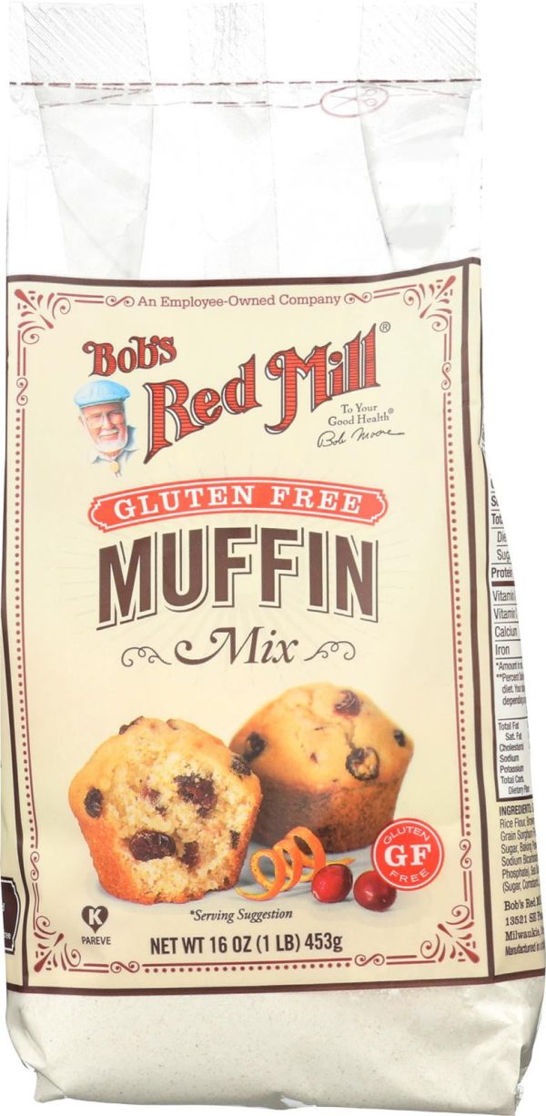 Bob s Red Mill Gluten Free Muffin Mix - 16 Oz - Case Of 4 Online