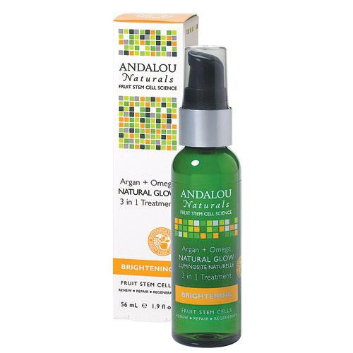 Andalou Naturals Argan And Omega Natural Glow 3 In 1 Treatment - 1.9 Fl Oz Fashion