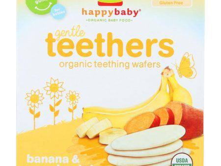 Happy Baby Teethers - Organic - Gentle - Banana And Sweet Potato - 1.7 Oz - Case Of 6 Cheap