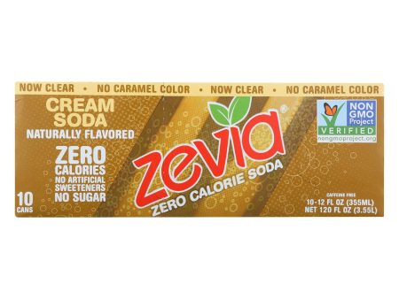 Zevia Zero Calorie Soda - Cream Soda - Case Of 2 - 12 Fl Oz. Online now