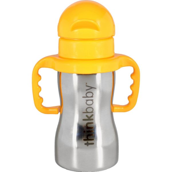 Thinkbaby Bottle - Thinkster - Of Steel - With Cover And Spout - 9 Oz Online Hot Sale