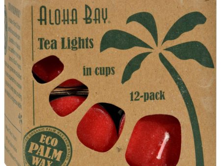 Aloha Bay Tea Light - Red - 12-.7 Oz Fashion