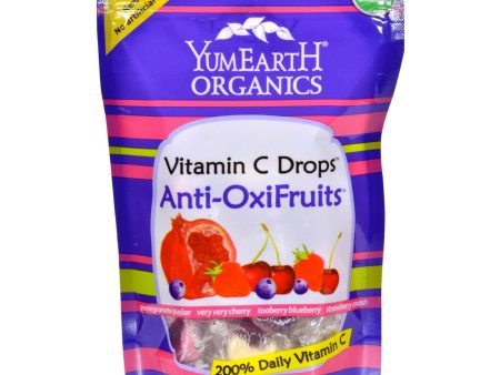 Yummy Earth Organic Vitamin C Drops - Anti-oxifruits - Case Of 6 - 3.3 Oz Cheap