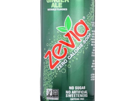 Zevia Soda - Zero Calorie - Ginger Ale - Tall Girls Can - 16 Oz - Case Of 12 For Cheap