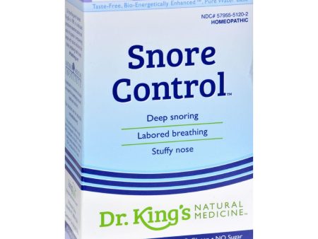 King Bio Homeopathic Snore Control - 2 Fl Oz Online Sale