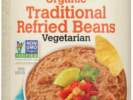 Bearitos Organic Refried Beans - Traditional - Case Of 12 - 16 Oz. Online