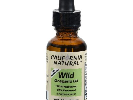 California Natural Wild Oregano Oil - 1 Fl Oz Online Sale