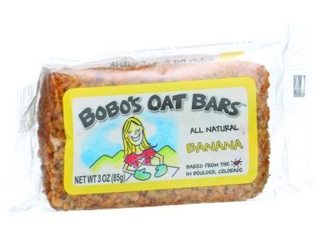 Bobo s Oat Bars - All Natural - Banana - 3 Oz Bars - Case Of 12 For Cheap