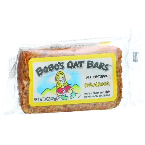 Bobo s Oat Bars - All Natural - Banana - 3 Oz Bars - Case Of 12 For Cheap