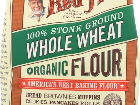 Bob s Red Mill Organic Whole Wheat Flour - 48 Oz - Case Of 4 Supply