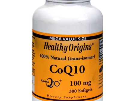 Healthy Origins Coq10 Gels - 100 Mg - 300 Softgels Discount