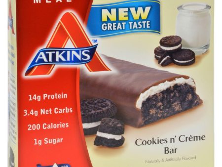 Atkins Advantage Bar Cookies N Creme - 5 Bars Fashion