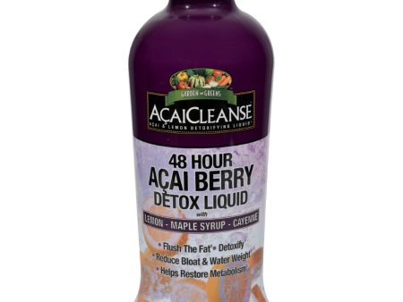 Garden Greens Acaicleanse 48-hour Acai Berry Detox - 32 Fl Oz Supply