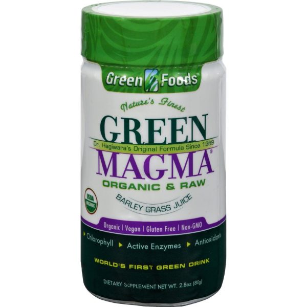 Green Foods Dr Hagiwara Green Magma Barley Grass Juice Powder - 2.8 Oz Hot on Sale