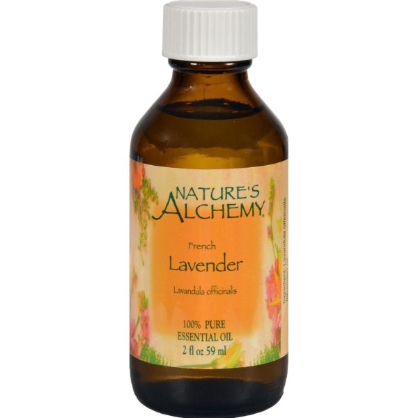 Nature s Alchemy 100% Pure Essential Oil French Lavender - 2 Fl Oz For Discount