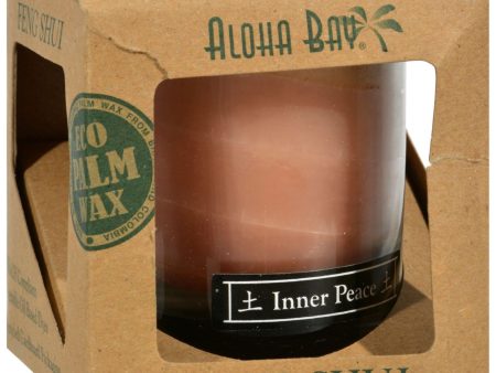 Aloha Bay Feng Shui Elements Palm Wax Candle - Earth-inner Peace - 2.5 Oz Online now