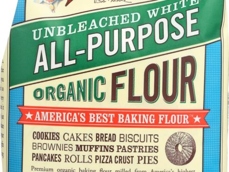 Bob s Red Mill Organic Unbleached White All-purpose Flour - 48 Oz - Case Of 4 Discount