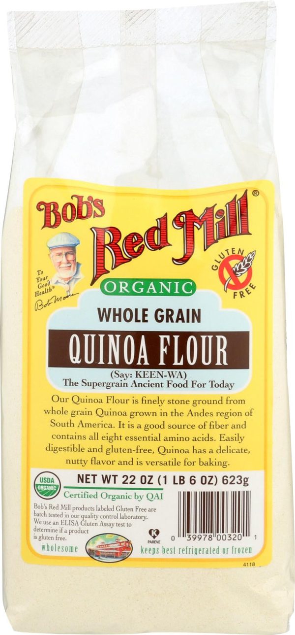 Bob s Red Mill Organic Quinoa Flour - 22 Oz - Case Of 4 Online Sale