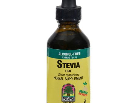 Nature s Answer Stevia Leaf Extract - Alcohol-free - 2 Fl Oz For Discount