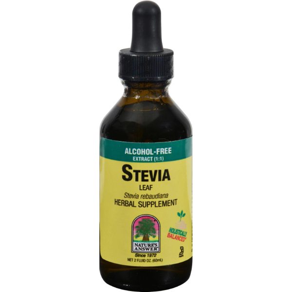 Nature s Answer Stevia Leaf Extract - Alcohol-free - 2 Fl Oz For Discount