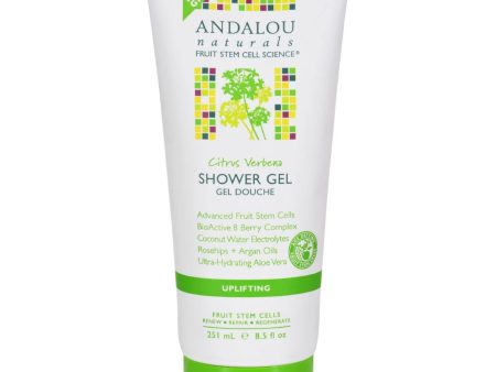 Andalou Naturals Shower Gel - Citrus Verbena Uplifting - 8.5 Fl Oz For Cheap