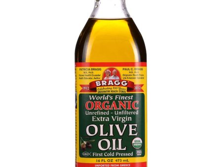 Bragg Olive Oil - Organic - Extra Virgin - 16 Oz - Case Of 12 Online now