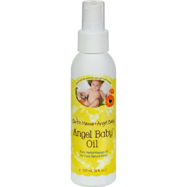 Earth Mama Angel Baby Oil - 4 Oz Supply