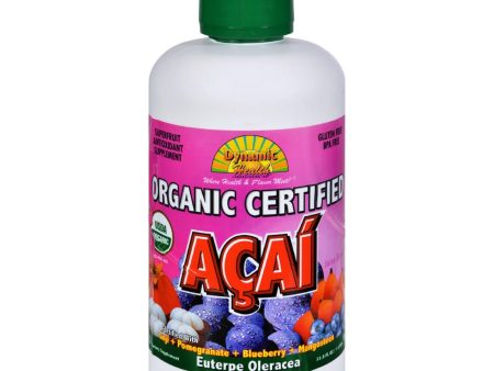 Dynamic Health Organic Certified Acai Berry Juice Blend - 33.8 Fl Oz Sale