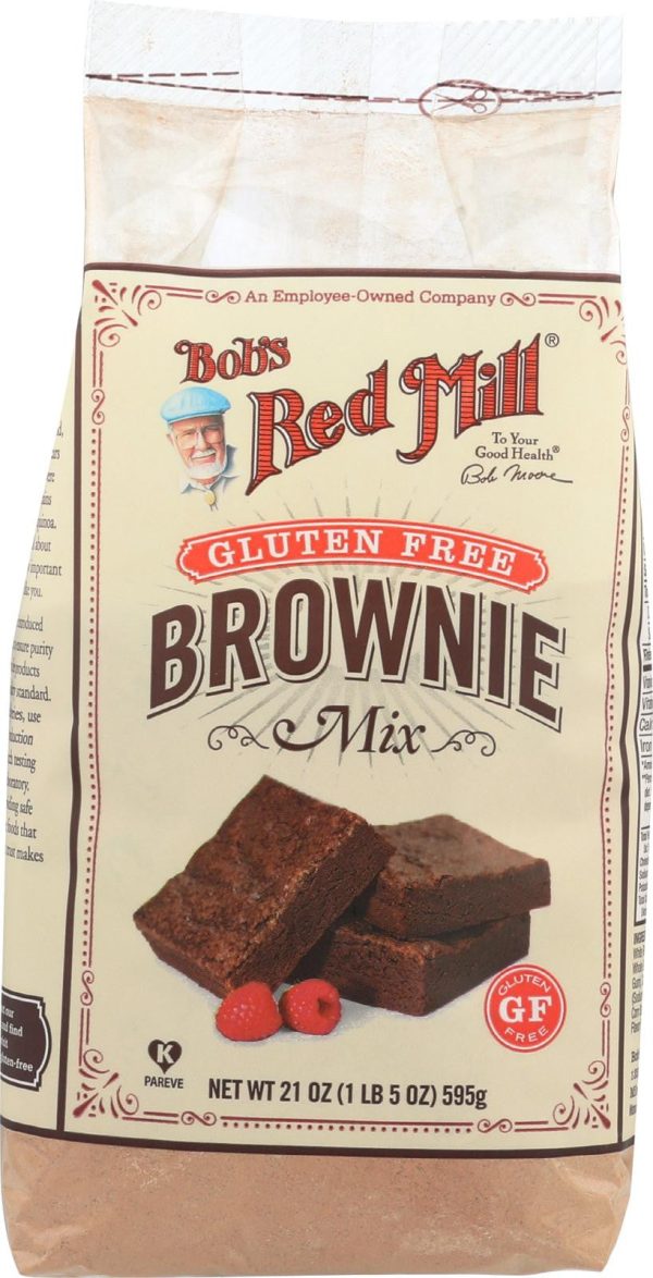 Bob s Red Mill Gluten Free Brownie Mix - 21 Oz - Case Of 4 Sale