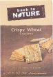 Back To Nature Crispy Crackers - Wheat - Case Of 6 - 8 Oz. For Discount