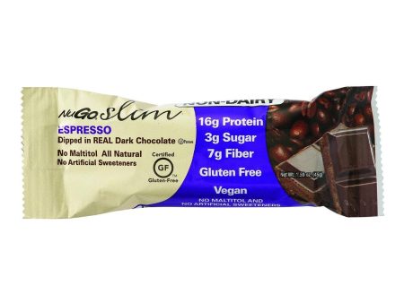 Nugo Nutrition Bar - Slim - Espresso - 1.59 Oz Bars - Case Of 12 For Cheap