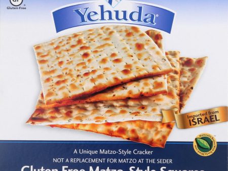 Yehuda Matzo Gluten Free Crackers - Case Of 12 - 10.5 Oz. Fashion