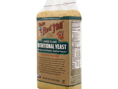 Bob s Red Mill Gluten Free Large Flake Nutritional Yeast - 8 Oz - Case Of 4 Cheap