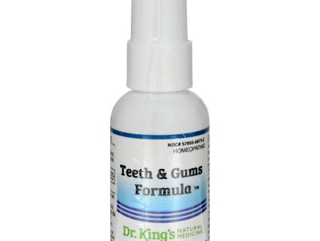 King Bio Homeopathic Teeth And Gums Formula - 2 Fl Oz Online Hot Sale