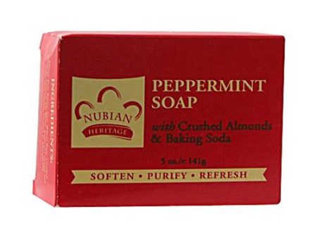 Nubian Heritage Bar Soap Peppermint - 5 Oz Hot on Sale