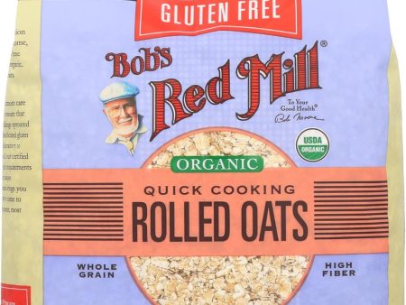 Bob s Red Mill Quick Cooking Oats - Gluten Free - Case Of 4 - 32 Oz. Online Hot Sale