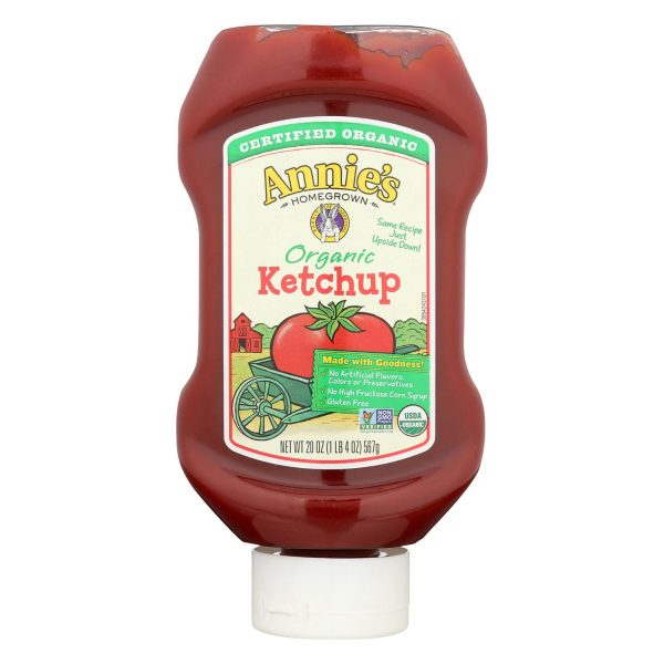 Annie s Homegrown Annie s Naturals Organic Ketchup - Case Of 12 - 20 Oz. on Sale