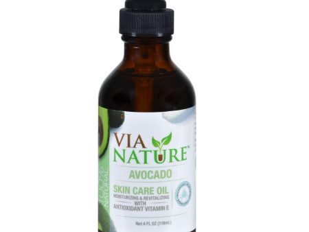 Via Nature Carrier Skin Care Oil - Avocado - 4 Fl Oz Sale