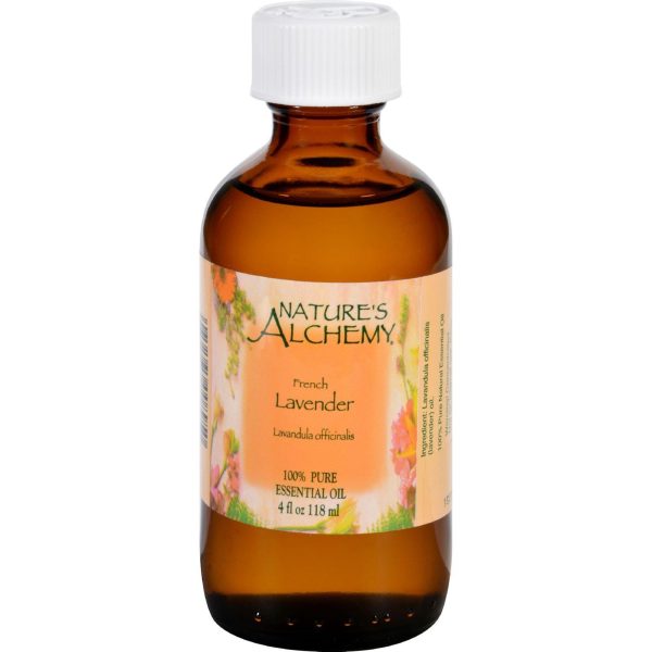 Nature s Alchemy Essential Oil - 100 Percent Pure - Lavender - 4 Fl Oz Online Sale