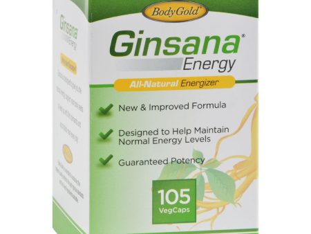 Pharmatron Alan James Ginsana Energy - 105 Softgels For Sale