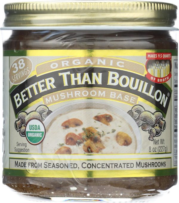 Better Than Bouillon Seasoning - Mushroom Base - Case Of 6 - 8 Oz. For Sale