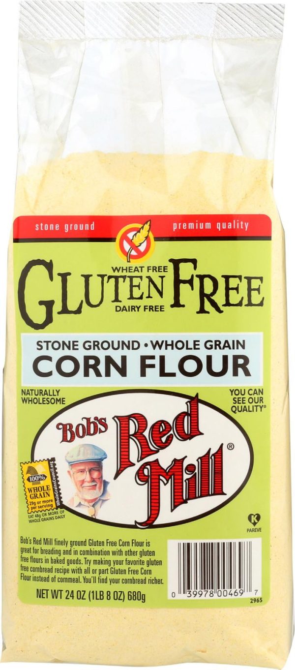 Bob s Red Mill Gluten Free Corn Flour - 24 Oz - Case Of 4 For Cheap