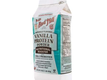 Bob s Red Mill Vanilla Protein Powder Nutritional Booster - 16 Oz - Case Of 4 For Discount