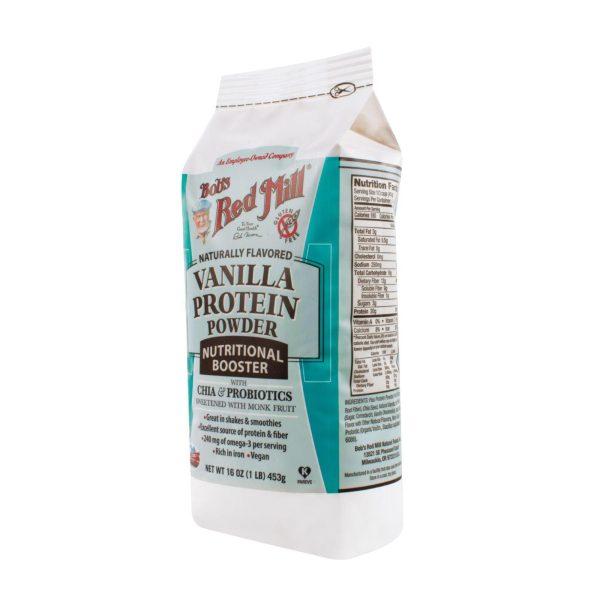 Bob s Red Mill Vanilla Protein Powder Nutritional Booster - 16 Oz - Case Of 4 For Discount